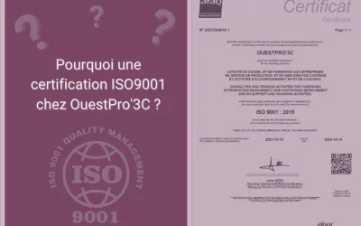 Pourquoi une certification ISO 9001:2015 chez OuestPro’3C ?